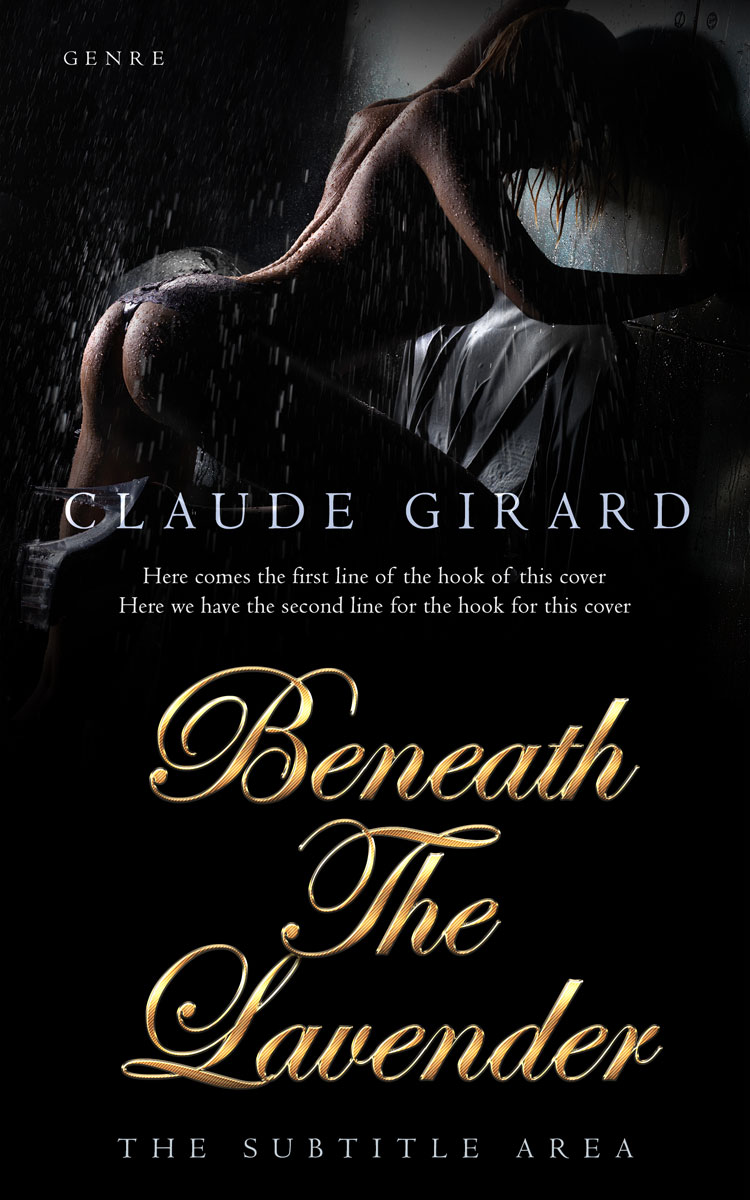 2D view of Premade Erotica Book Cover - Cod Gray