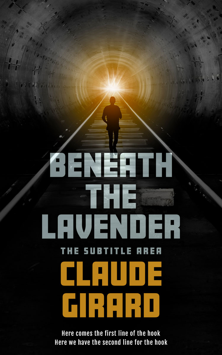 2D view of Premade Mystery & Thriller & Suspense Book Cover - Teak