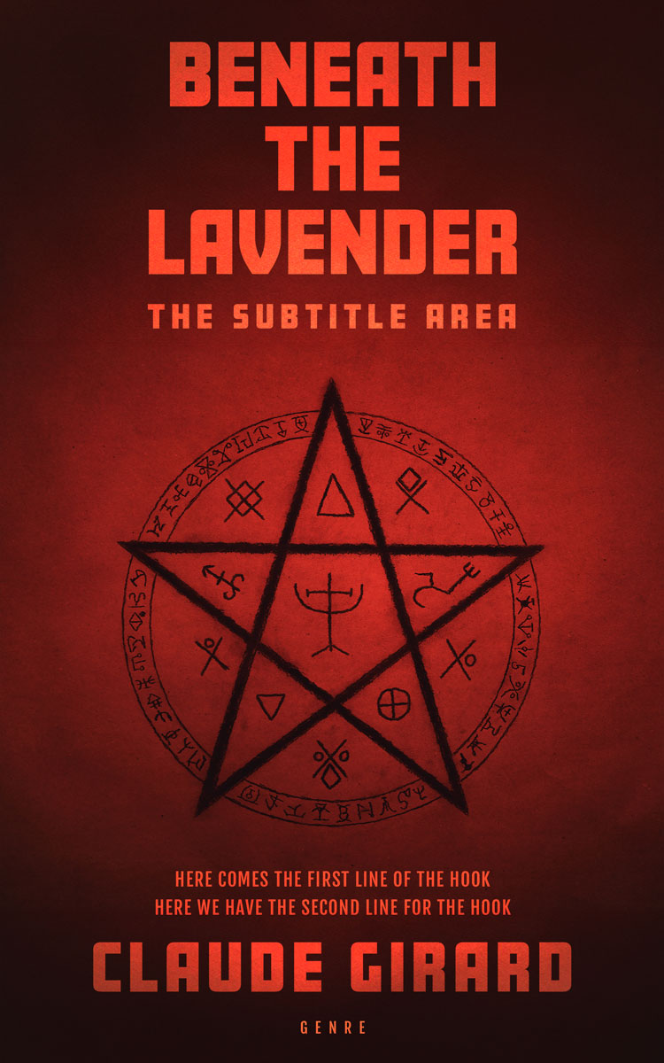 2D view of Premade Horror Book Cover - Paco