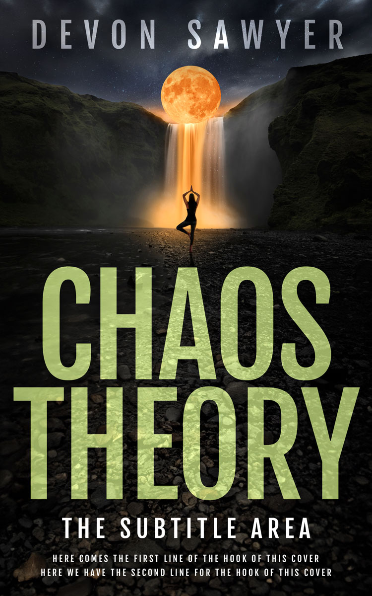 2D view of Premade Surreal Book Cover - Gimblet