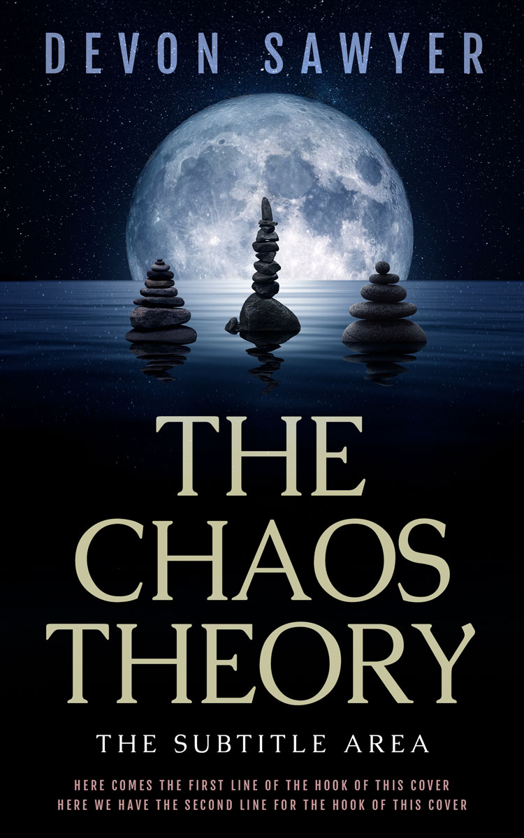 2D view of Premade Self-Improvement & Self-Help Book Cover - Pumice