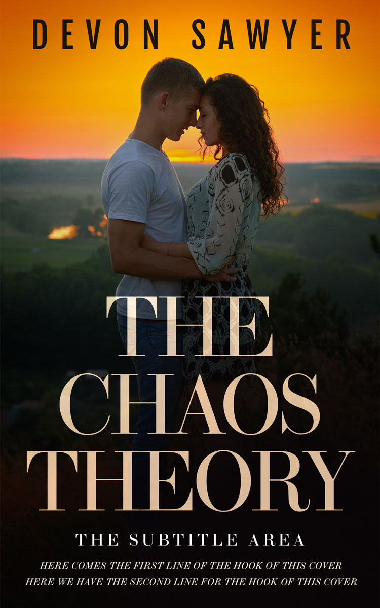 2D view of Premade Romance Book Cover - Fire Bush