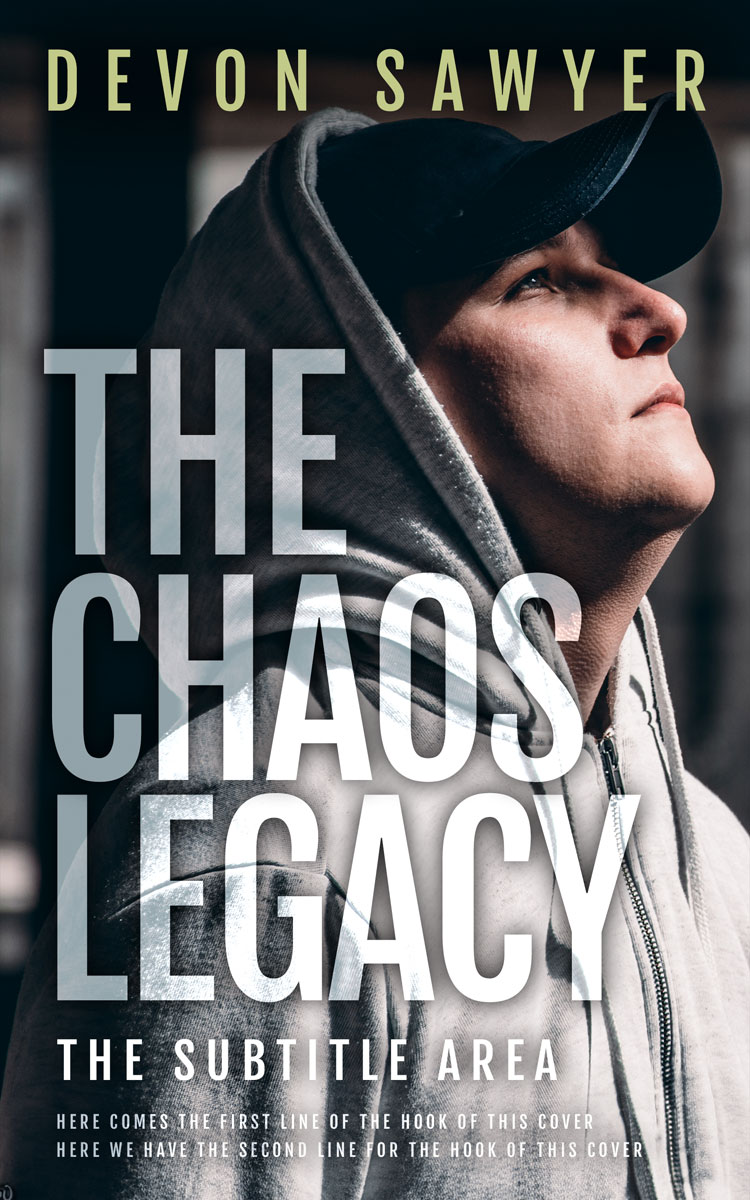 2D view of Premade Paranormal & Urban Book Cover - Cloud