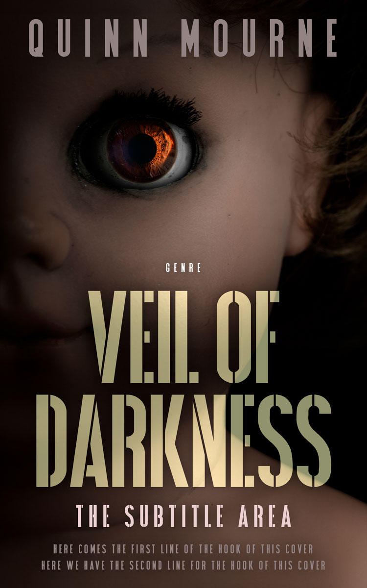 2D view of Oil #30006 - Premade Horror Book Cover