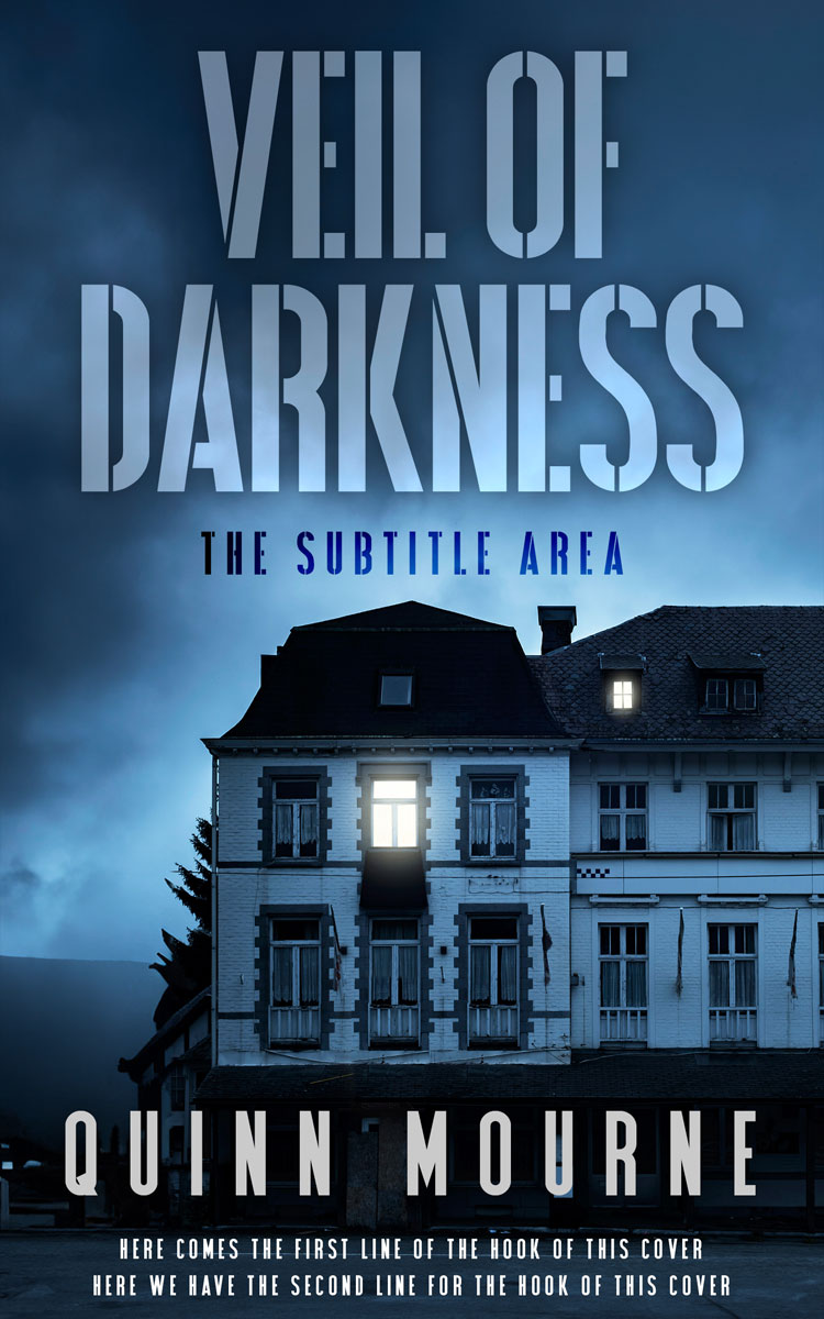 2D view of Premade Mystery & Thriller & Suspense Book Cover - Big Stone