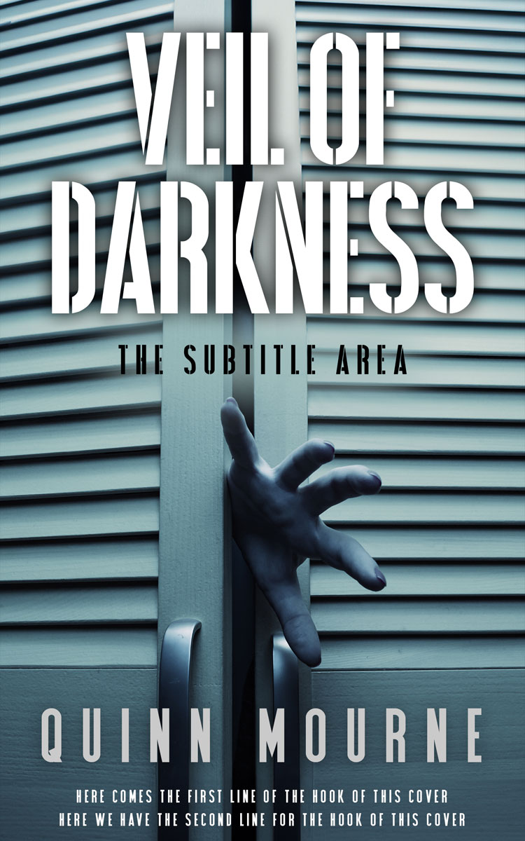 2D view of Premade Horror Book Cover - Limed Spruce