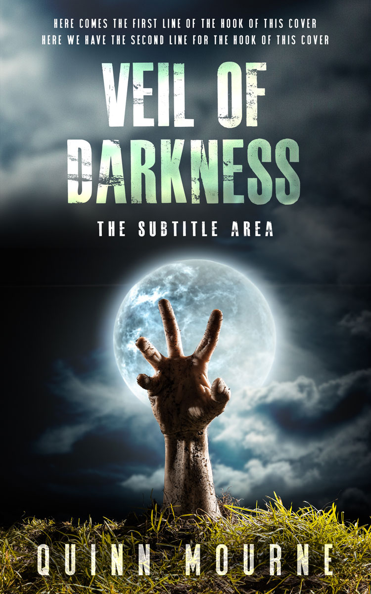 2D view of Premade Fantasy Book Cover - Outer Space