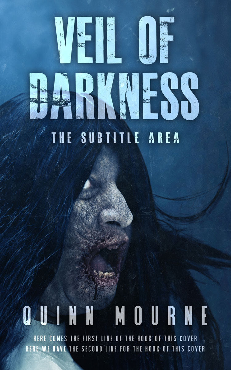 2D view of Premade Horror Book Cover - Big Stone