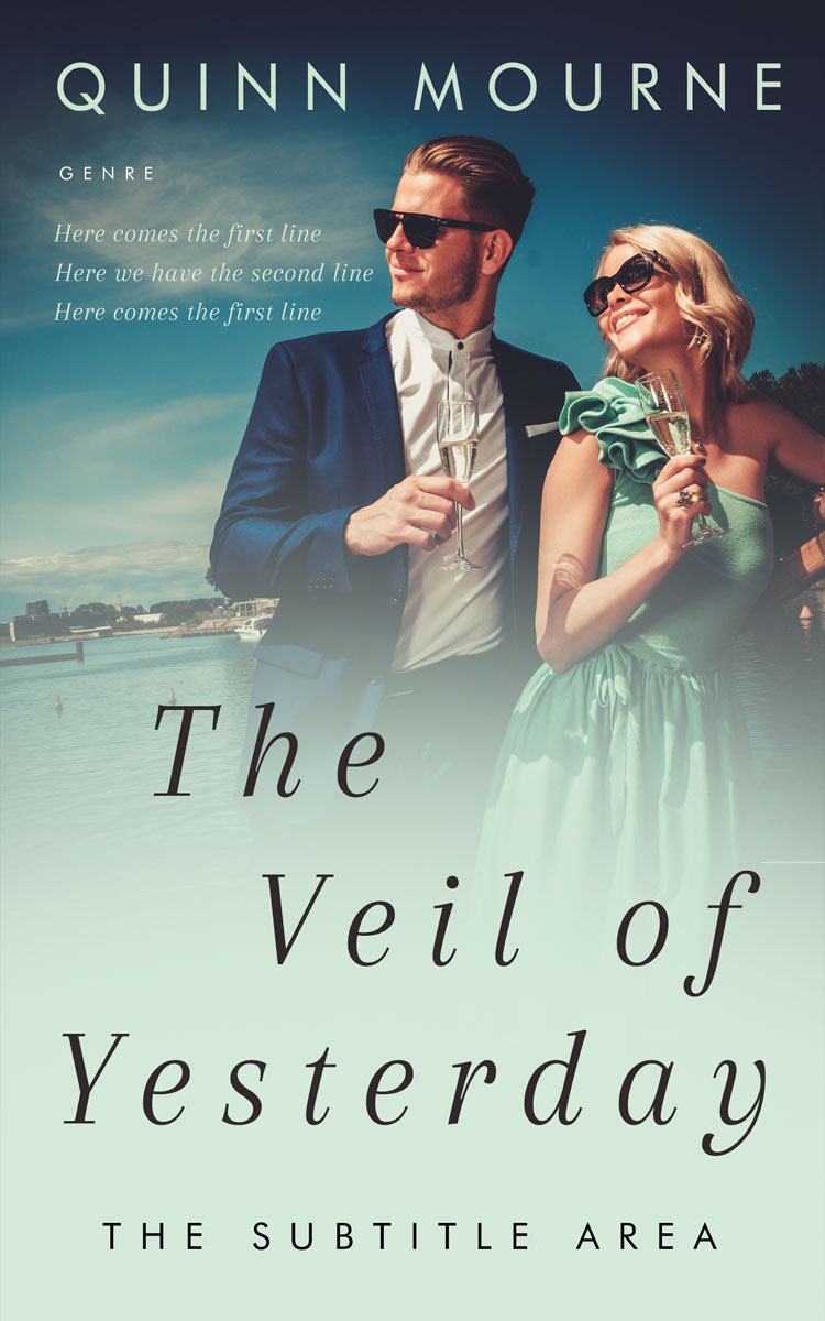 2D view of Premade Romance Book Cover - Tasman