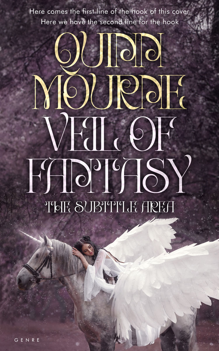 2D view of Premade Fantasy Book Cover - Matterhorn