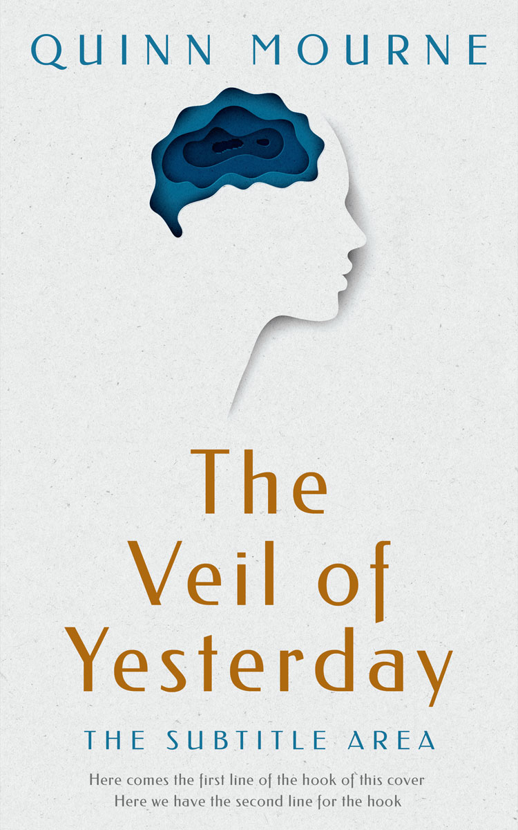 2D view of Premade Health & Mind & Body Book Cover - Black Haze