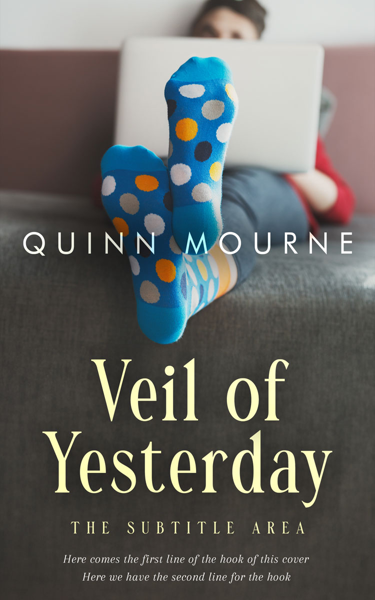 2D view of Premade Teen & Young Adult Book Cover - Lunar Green