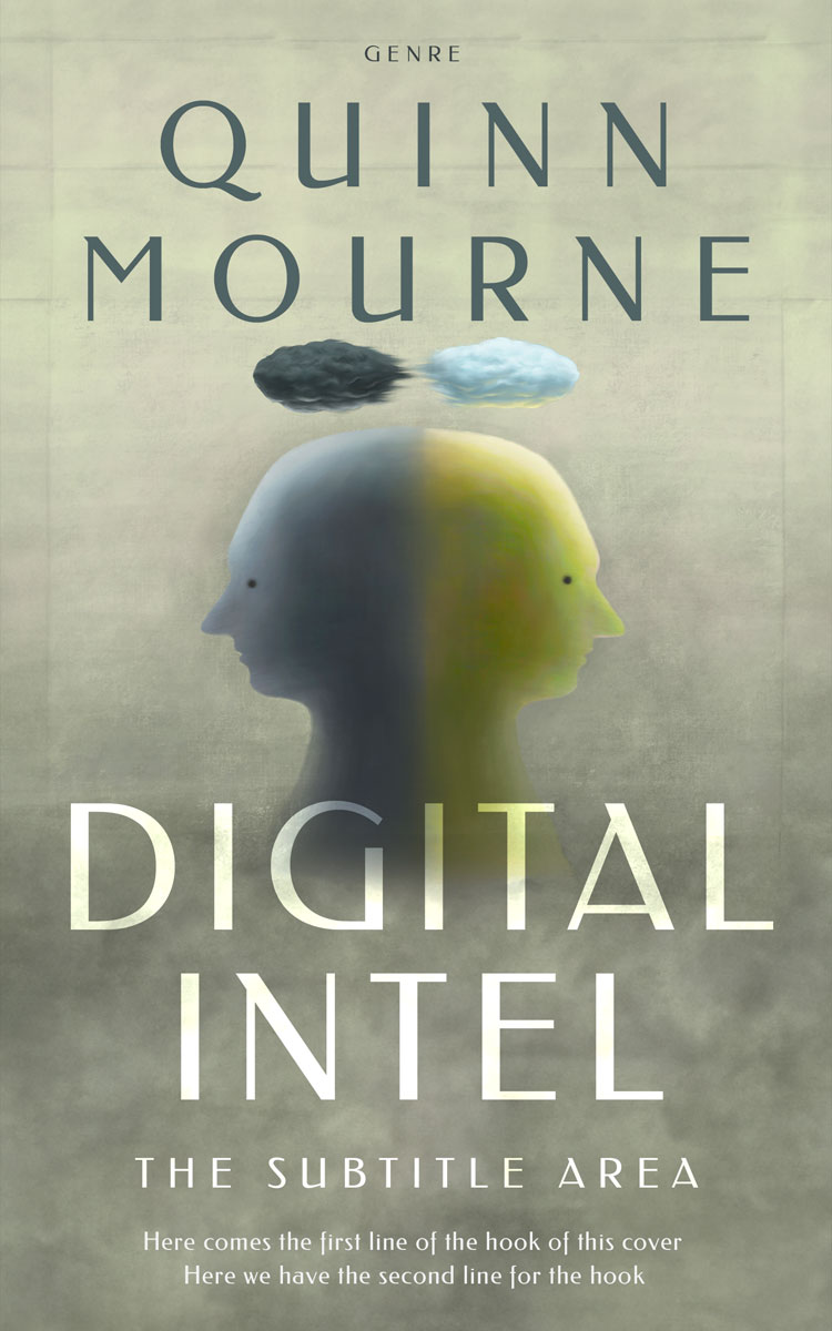 2D view of Premade Self-Improvement & Self-Help Book Cover - Bud