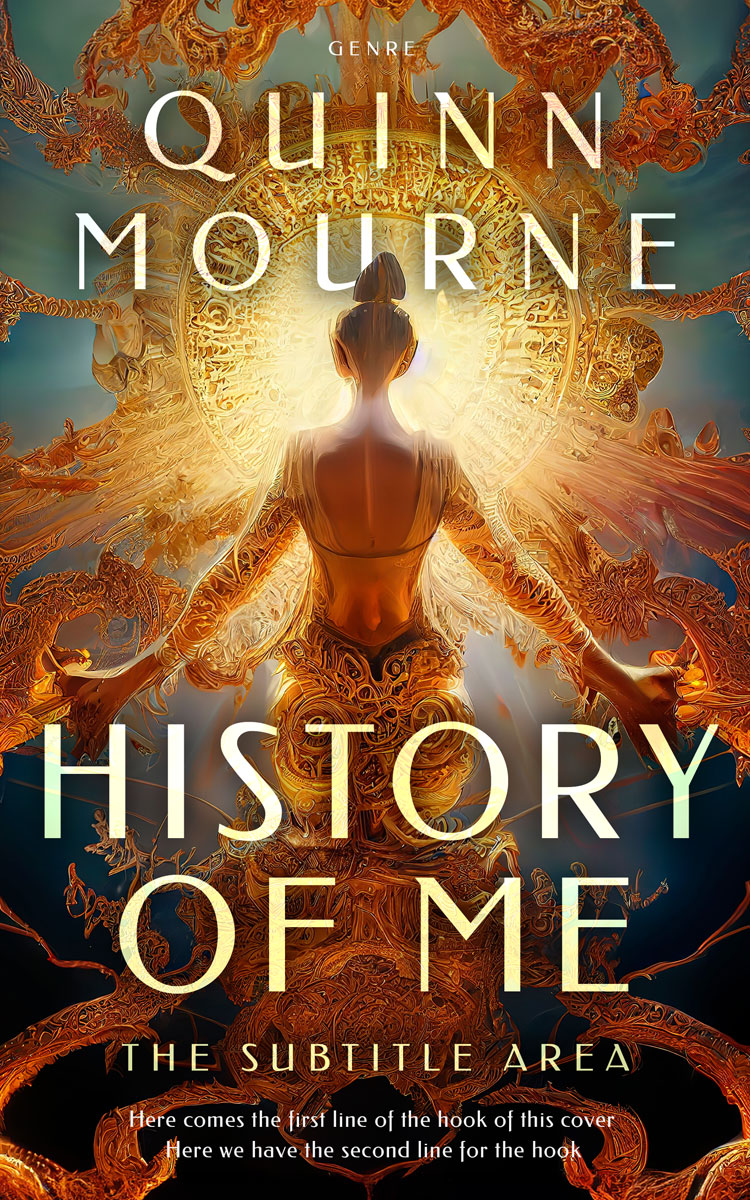 2D view of Premade Religion & Spirituality Book Cover - Pickled Bean