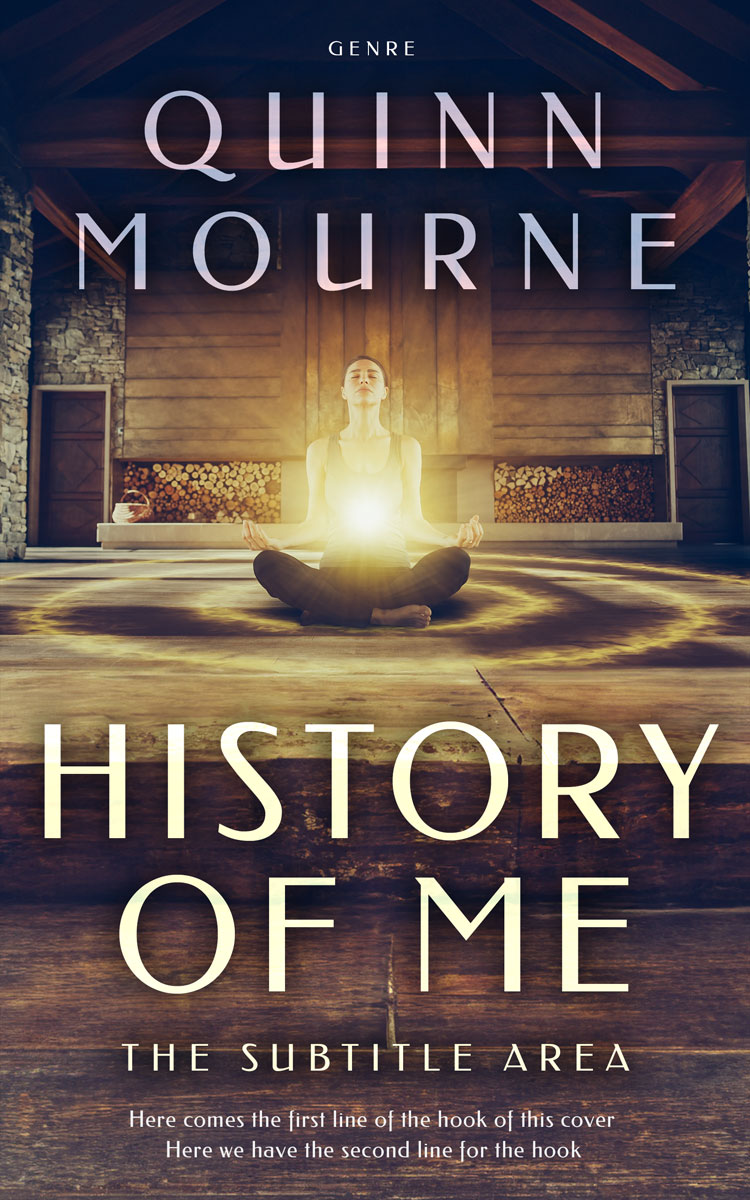 2D view of Premade Religion & Spirituality Book Cover - Blackcurrant