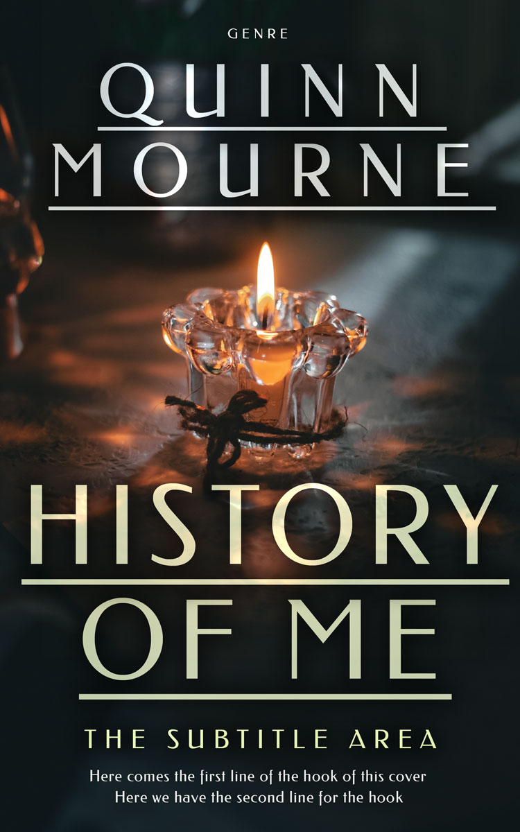 2D view of Premade Literary Fiction Book Cover - Heavy Metal