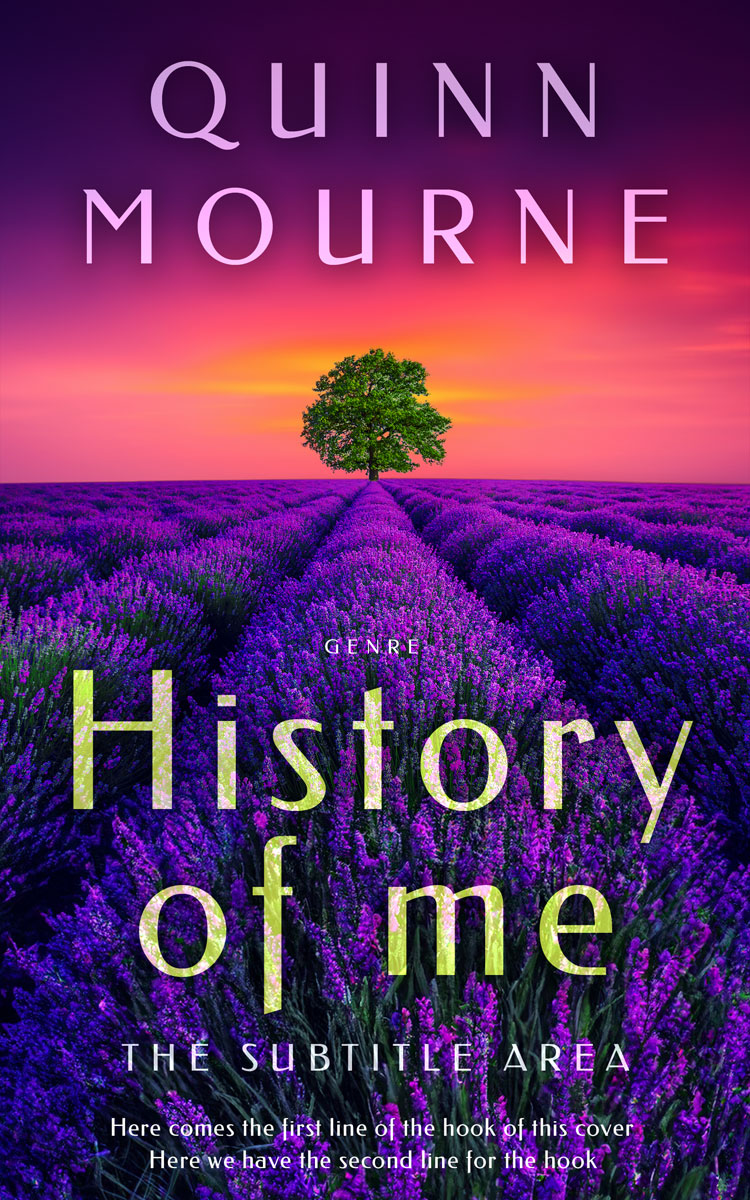 2D view of Premade Nature Book Cover - Deep Blush