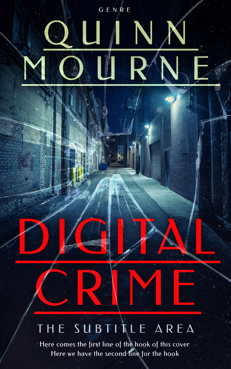 2D view of Ebony #30137 - Premade Mystery & Thriller & Suspense Book Cover