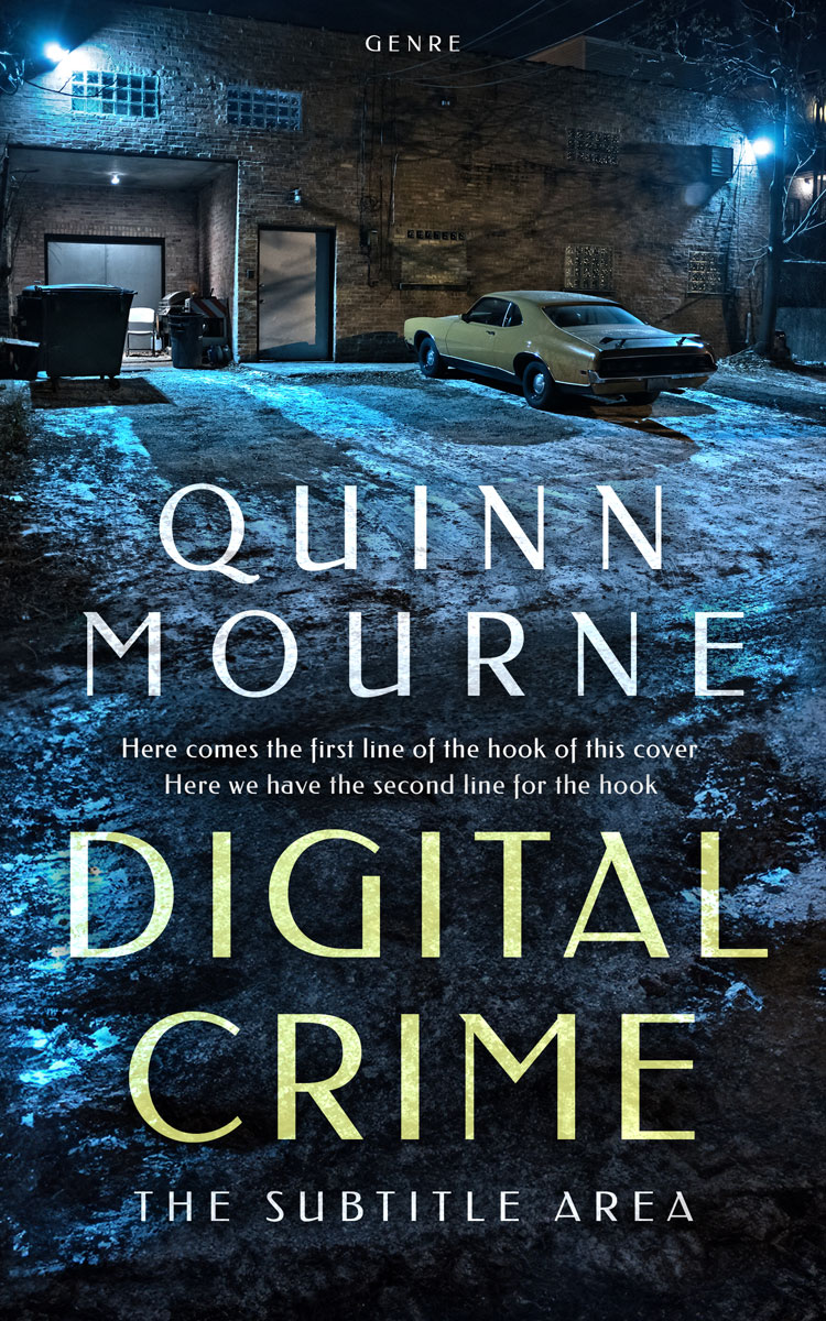 2D view of Premade Mystery & Thriller & Suspense Book Cover - Mirage