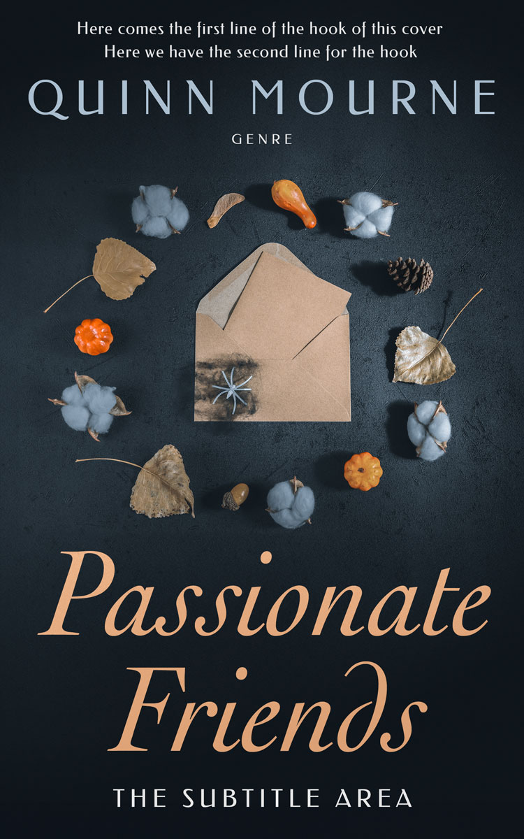 2D view of Premade Poetry Book Cover - Mirage