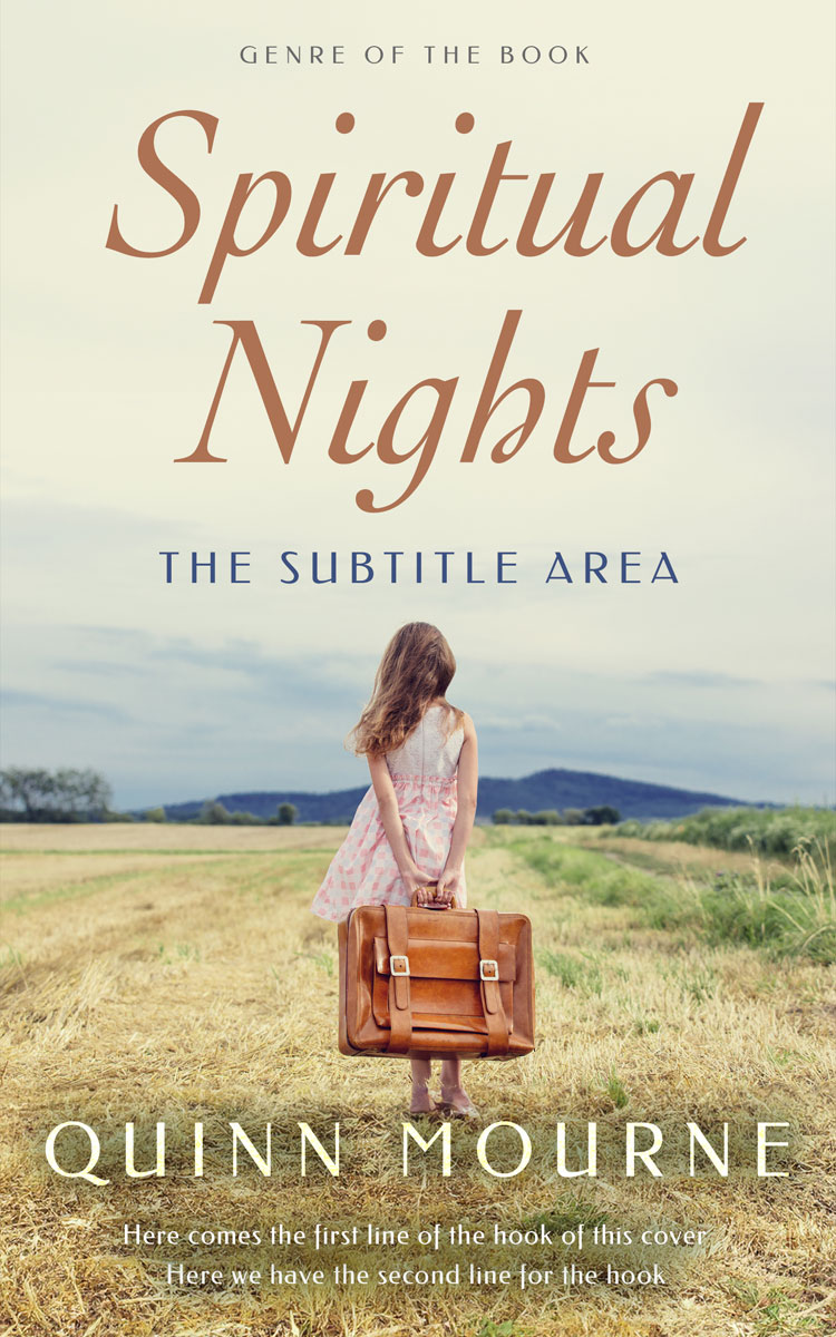 2D view of Premade Literary Fiction Book Cover - Moon Mist