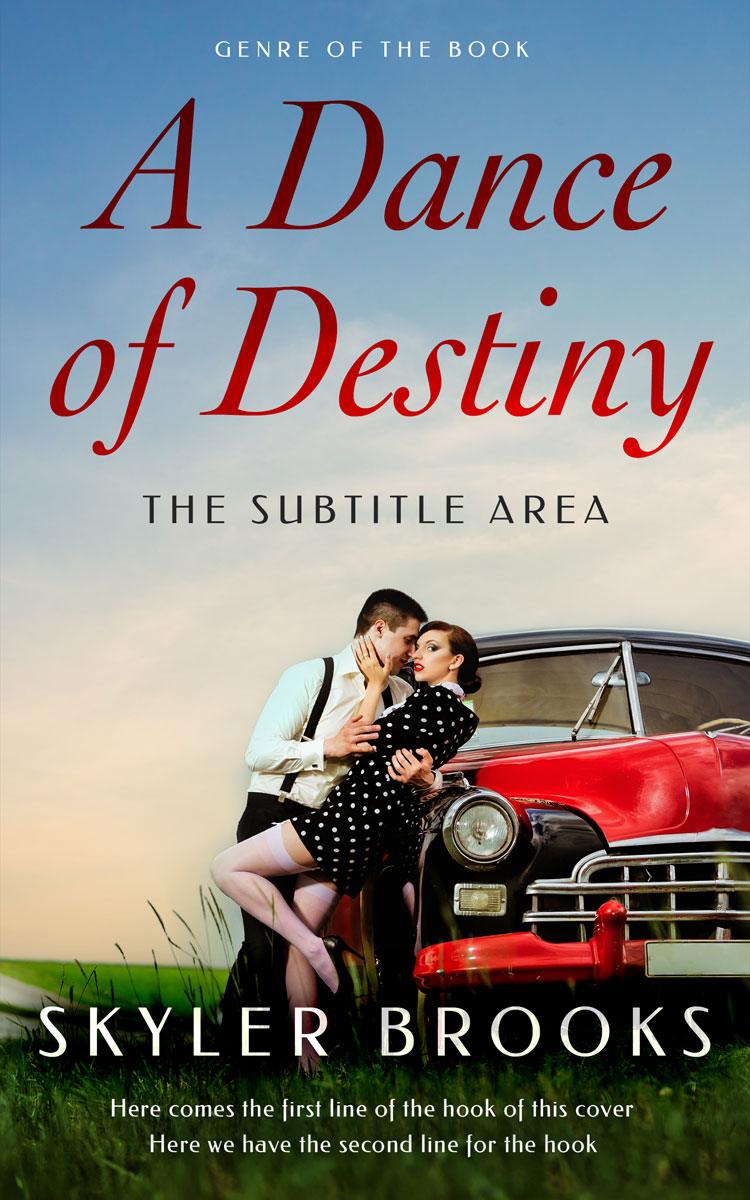 2D view of Premade Romance Book Cover - Green Spring