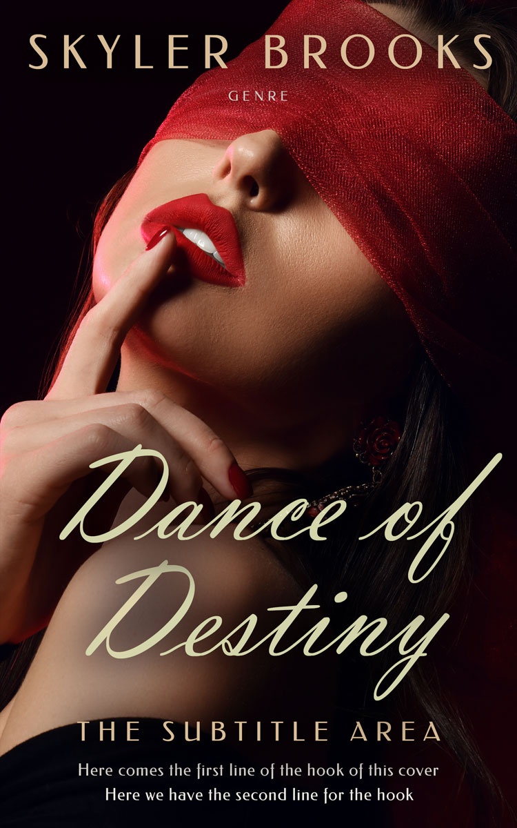 2D view of Premade Erotica Book Cover - Old Rose