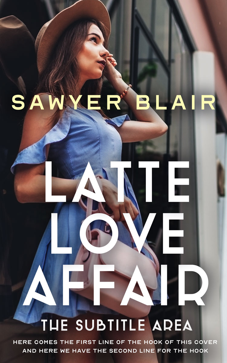 2D view of Premade Chick Lit Book Cover - Baltic Sea