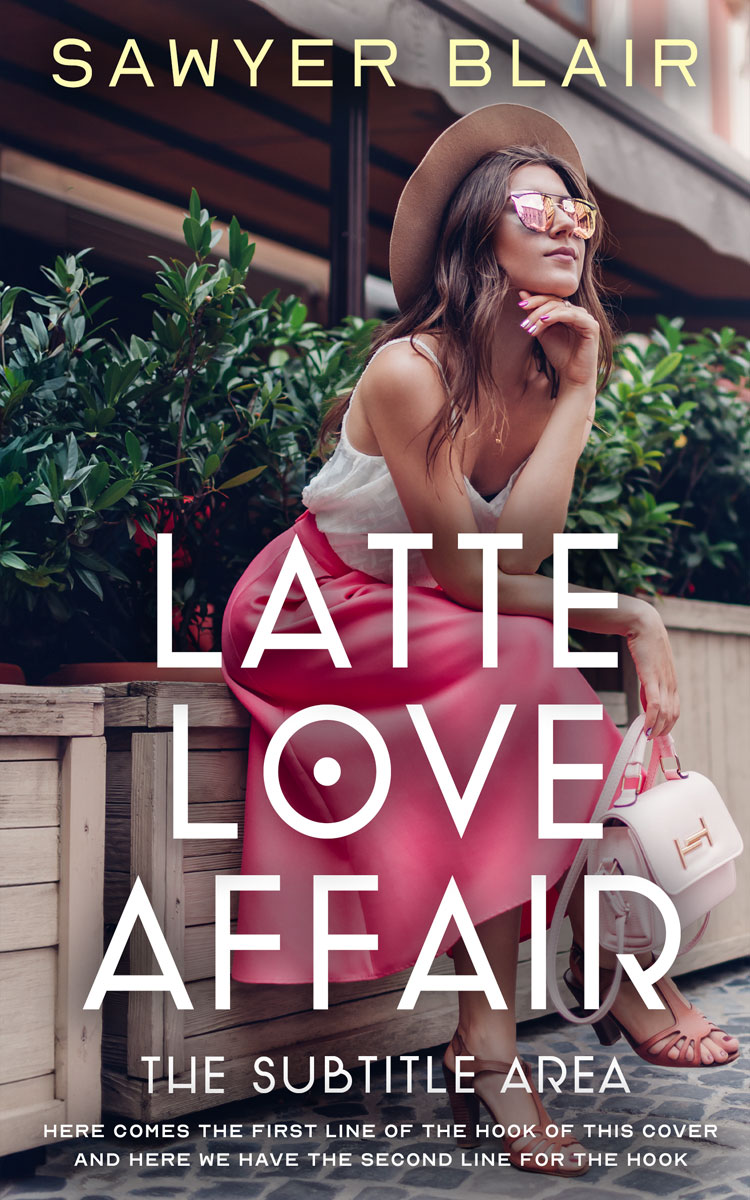 2D view of Premade Romance Book Cover - Thunder