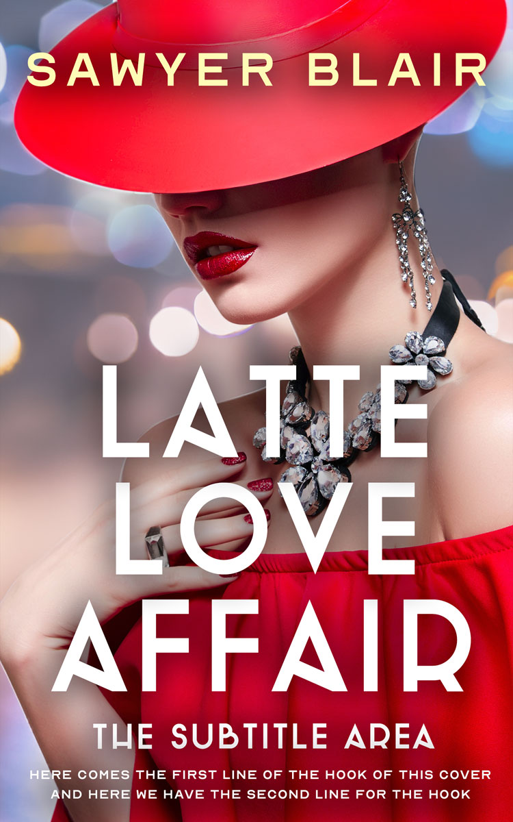 2D view of Premade Romance Book Cover - Copper Rust