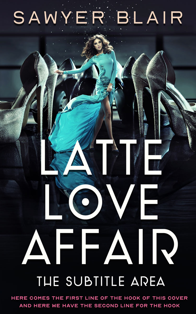 2D view of Premade Romance Book Cover - Bunker