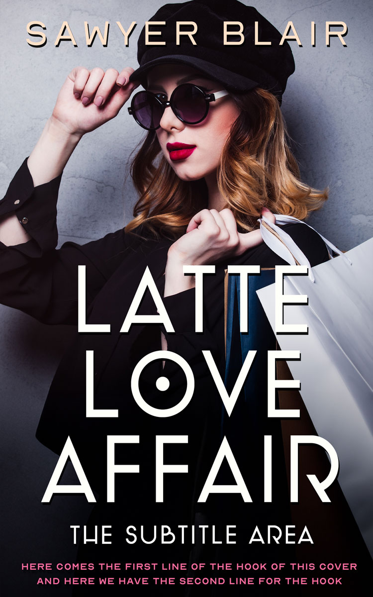 2D view of Premade Chick Lit Book Cover - Thunder