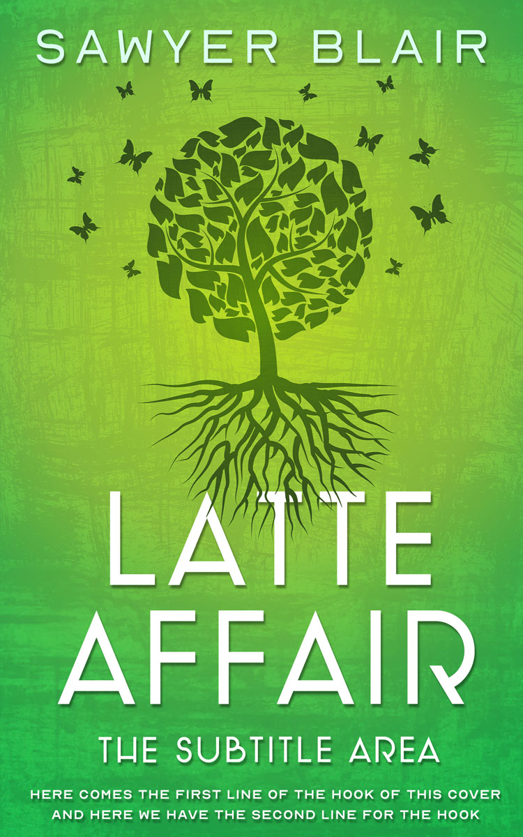 2D view of Premade Nature Book Cover - Sushi