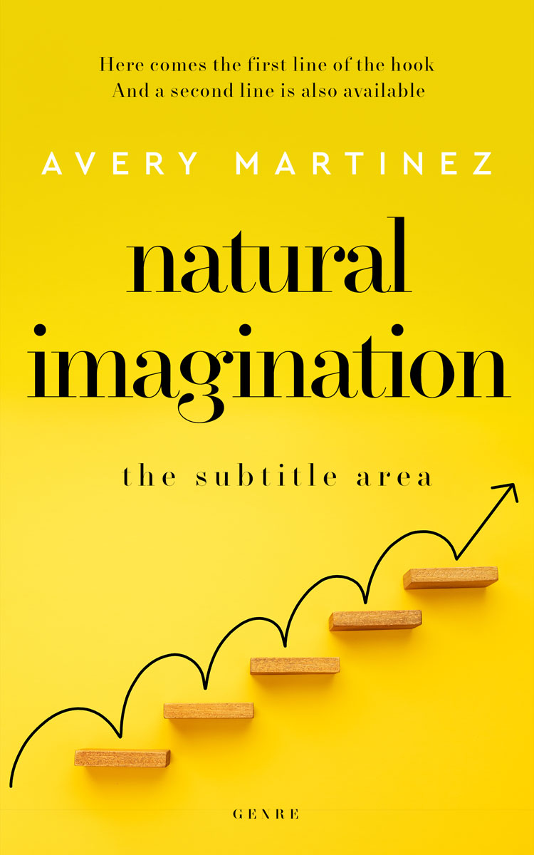 2D view of Premade Self-Improvement & Self-Help Book Cover - Ripe Lemon