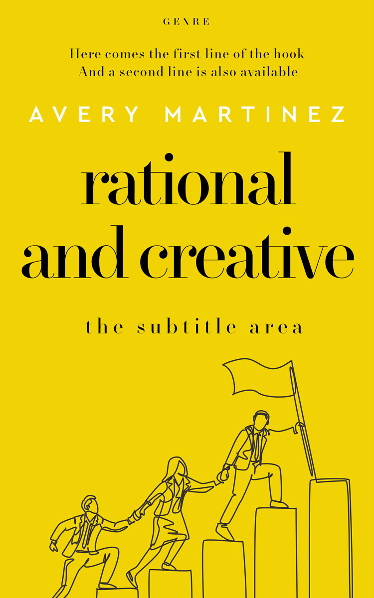 2D view of Premade Business Book Cover - Corn