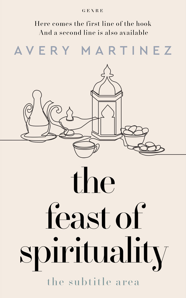 2D view of Premade Religion & Spirituality Book Cover - Dawn Pink