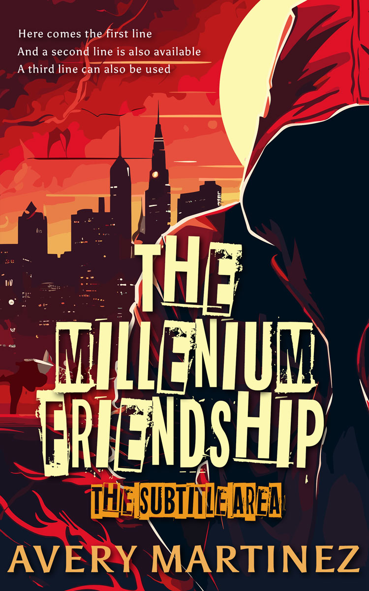 2D view of Premade Mystery & Thriller & Suspense Book Cover - Gondola