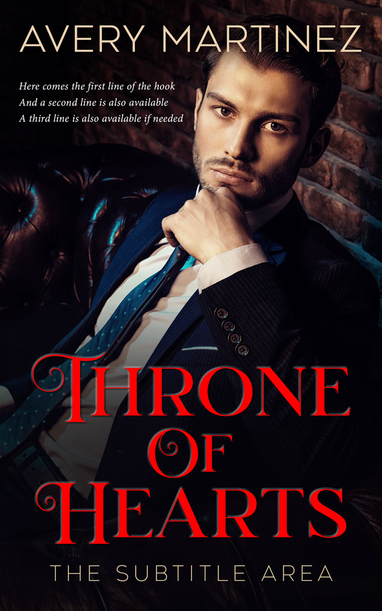 2D view of Premade Business Book Cover - Cinder