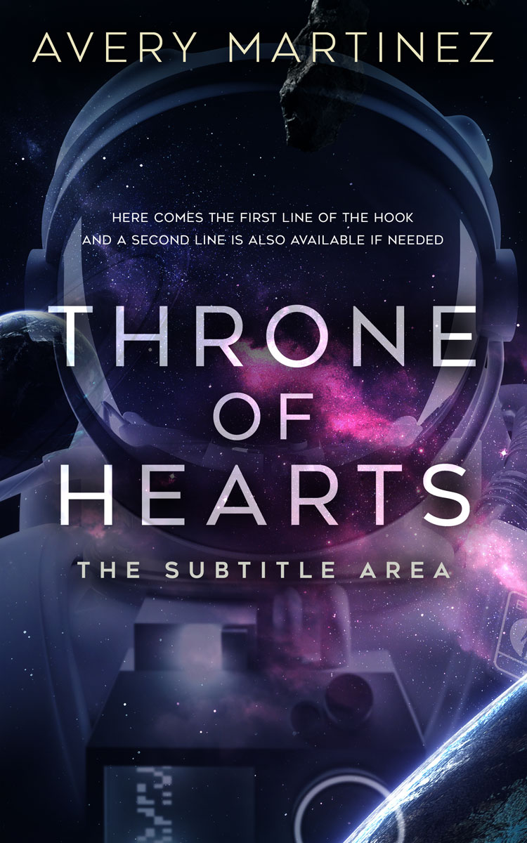 2D view of Premade Science Fiction Book Cover - Mirage