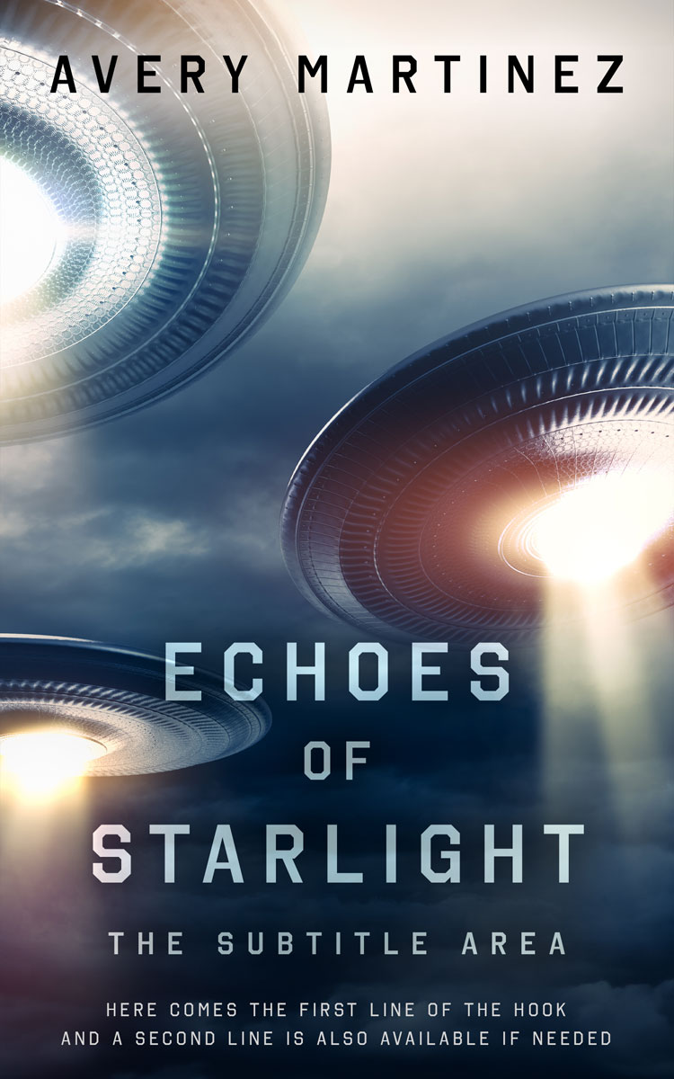 2D view of Premade Science Fiction Book Cover - Westar