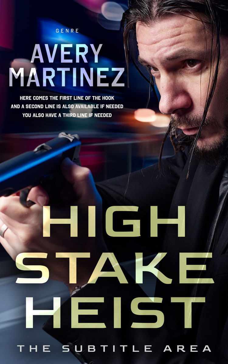 2D view of Premade Mystery & Thriller & Suspense Book Cover - Coral Reef