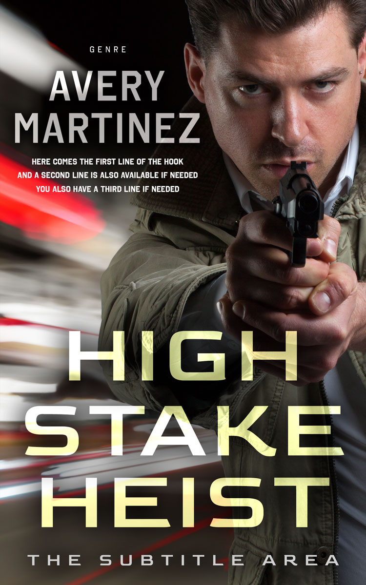 2D view of Premade Mystery & Thriller & Suspense Book Cover - Cameo