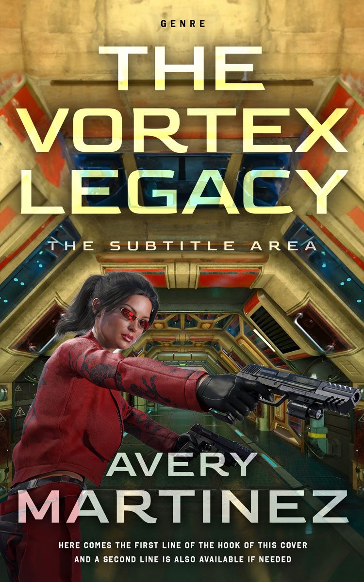 2D view of Premade Science Fiction Book Cover - Birch