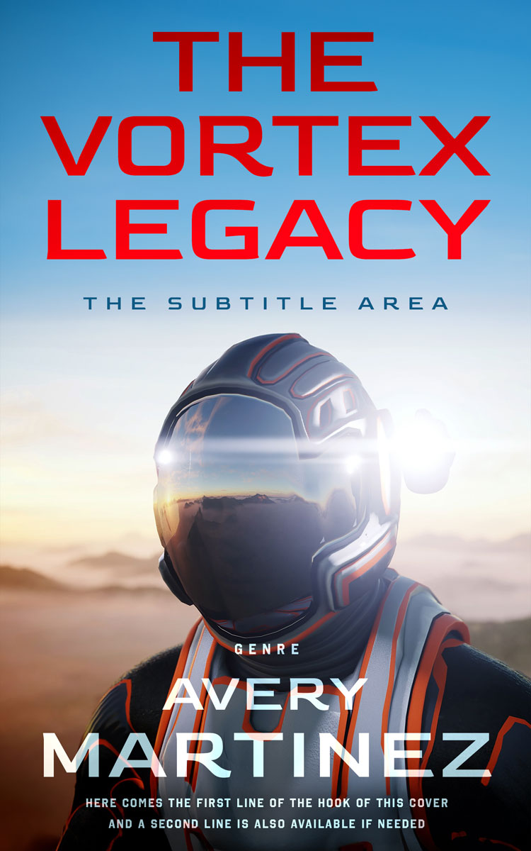 2D view of Premade Science Fiction Book Cover - Loblolly