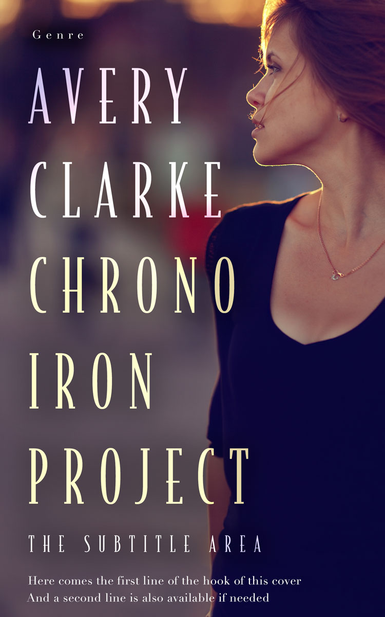 2D view of Premade Romance Book Cover - Blackcurrant