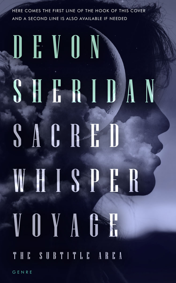 2D view of Premade Fantasy Book Cover - Ebony