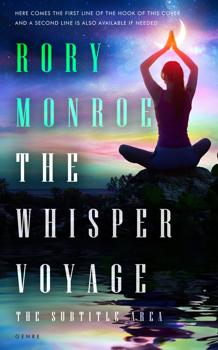 2D view of Premade Religion & Spirituality Book Cover - Pale Slate