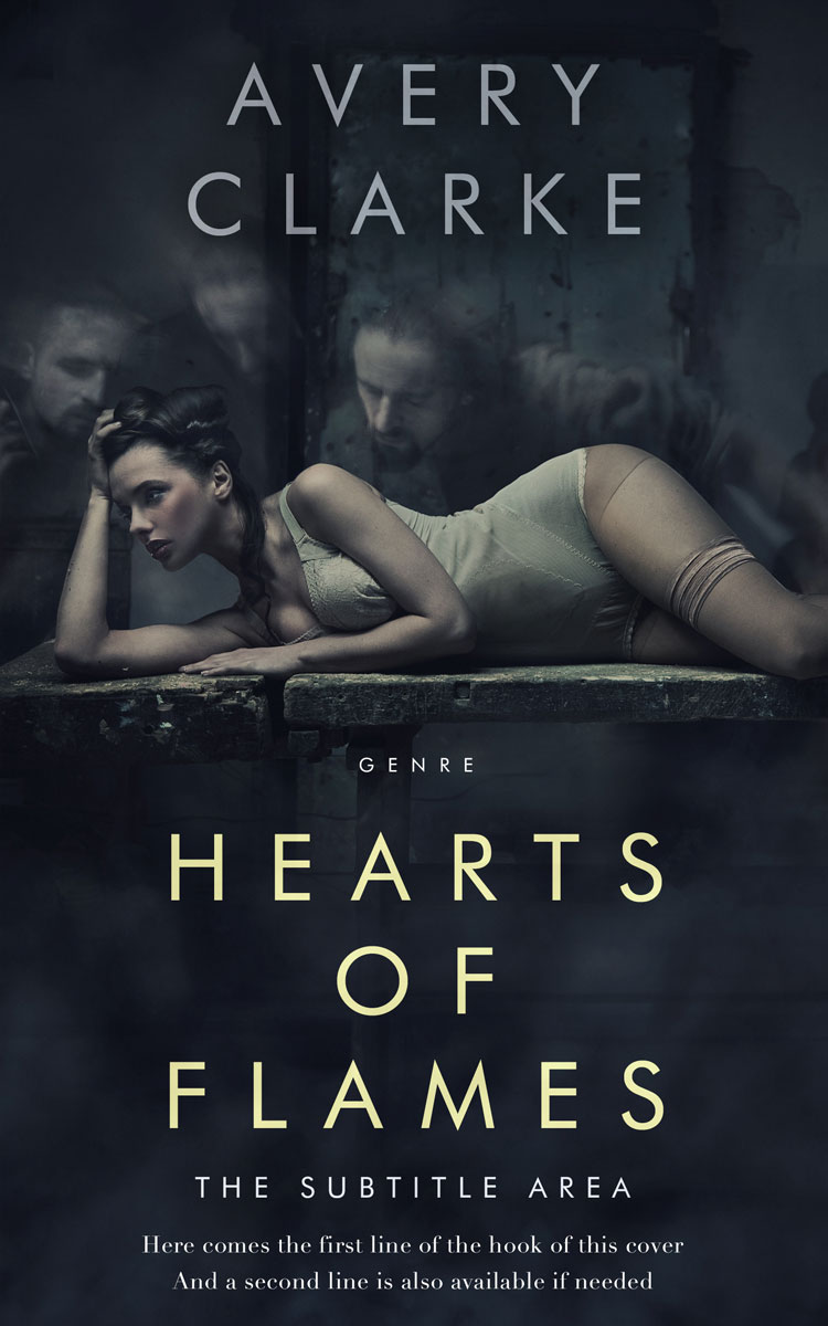 2D view of Premade Erotica Book Cover - Ebony Clay