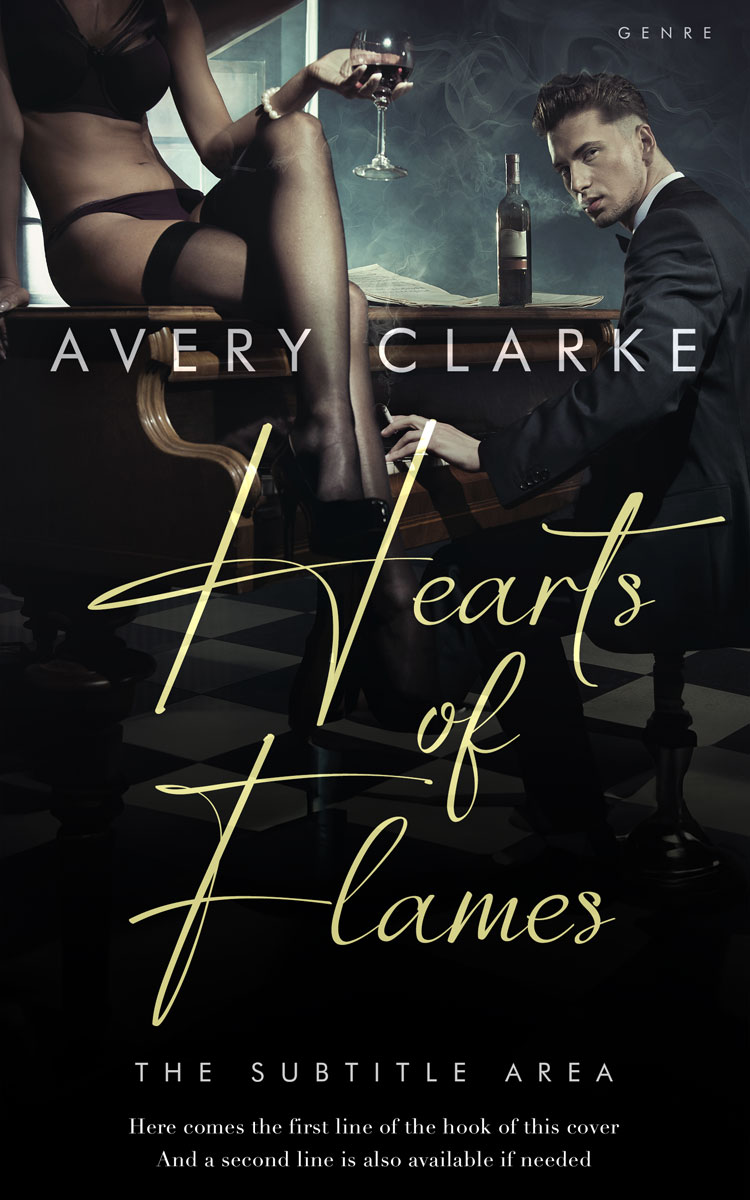 2D view of Premade Erotica Book Cover - Woodsmoke