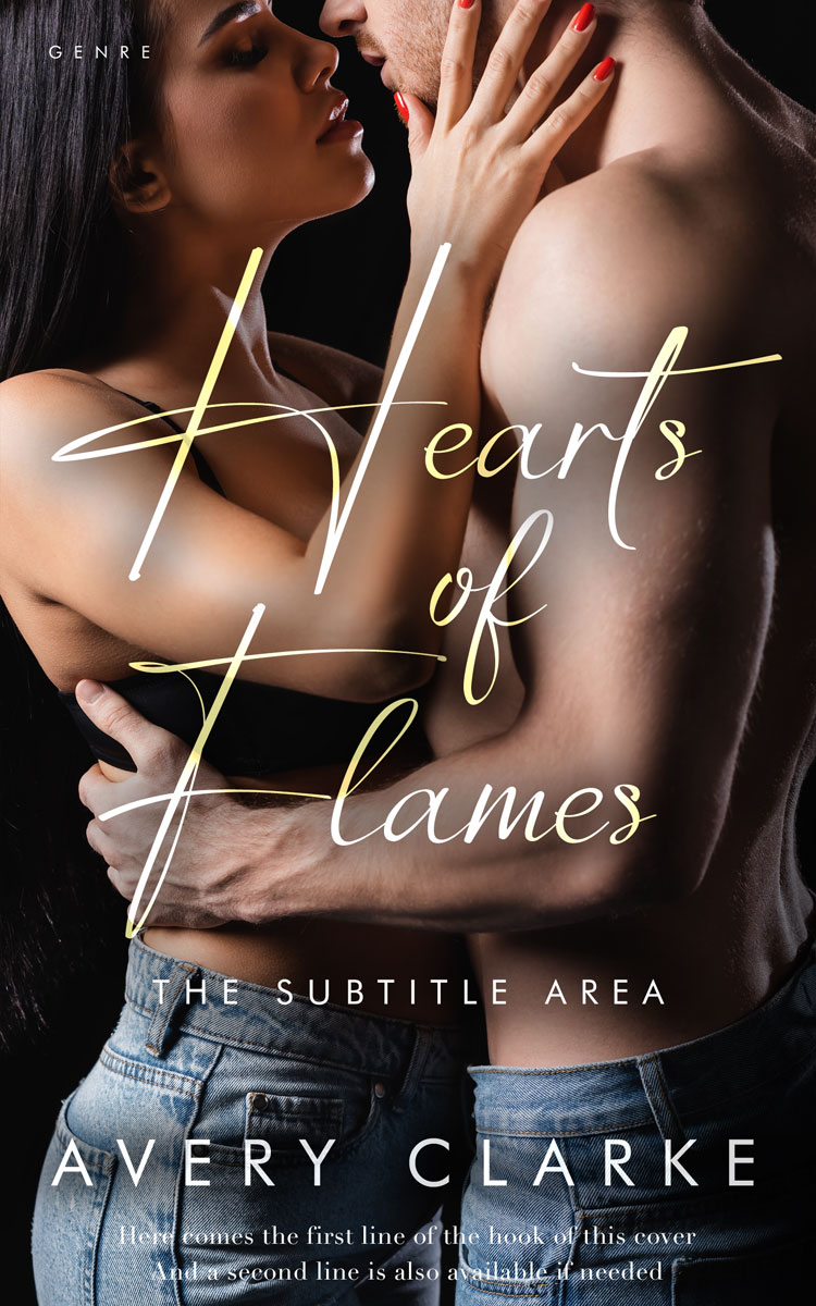 2D view of Premade Erotica Book Cover - Cocoa Brown